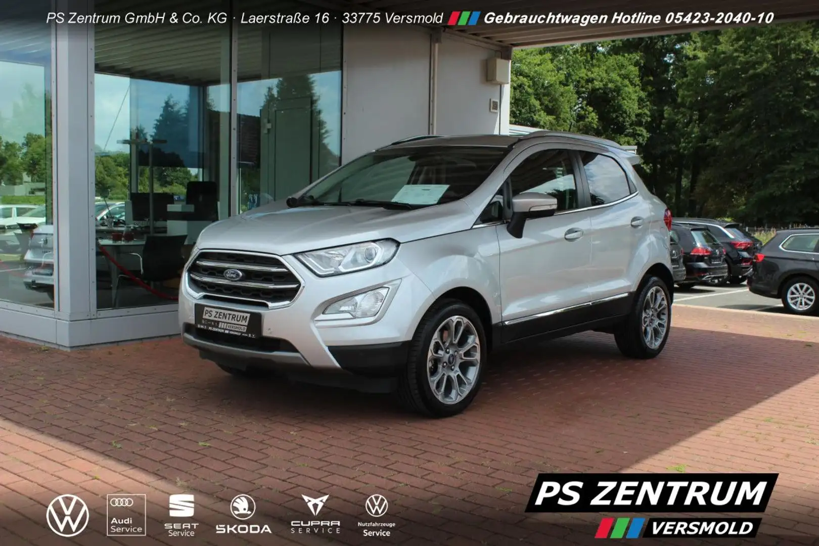 Ford EcoSport 1.0 EcoBoost Autom. Titanium BiXENON NAVI Argento - 1