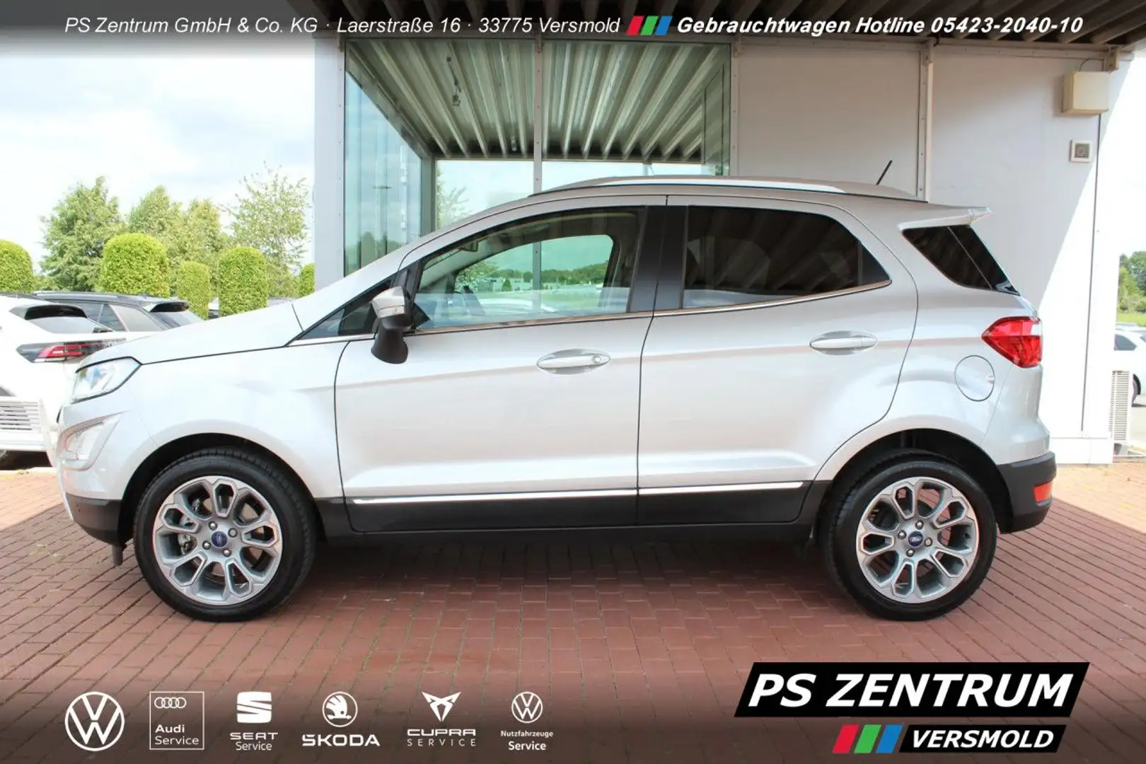 Ford EcoSport 1.0 EcoBoost Autom. Titanium BiXENON NAVI Argento - 2
