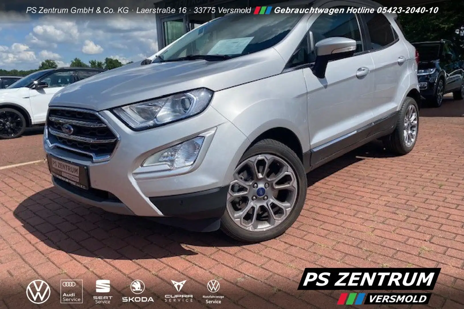 Ford EcoSport 1.0 EcoBoost Autom. Titanium BiXENON NAVI Zilver - 1