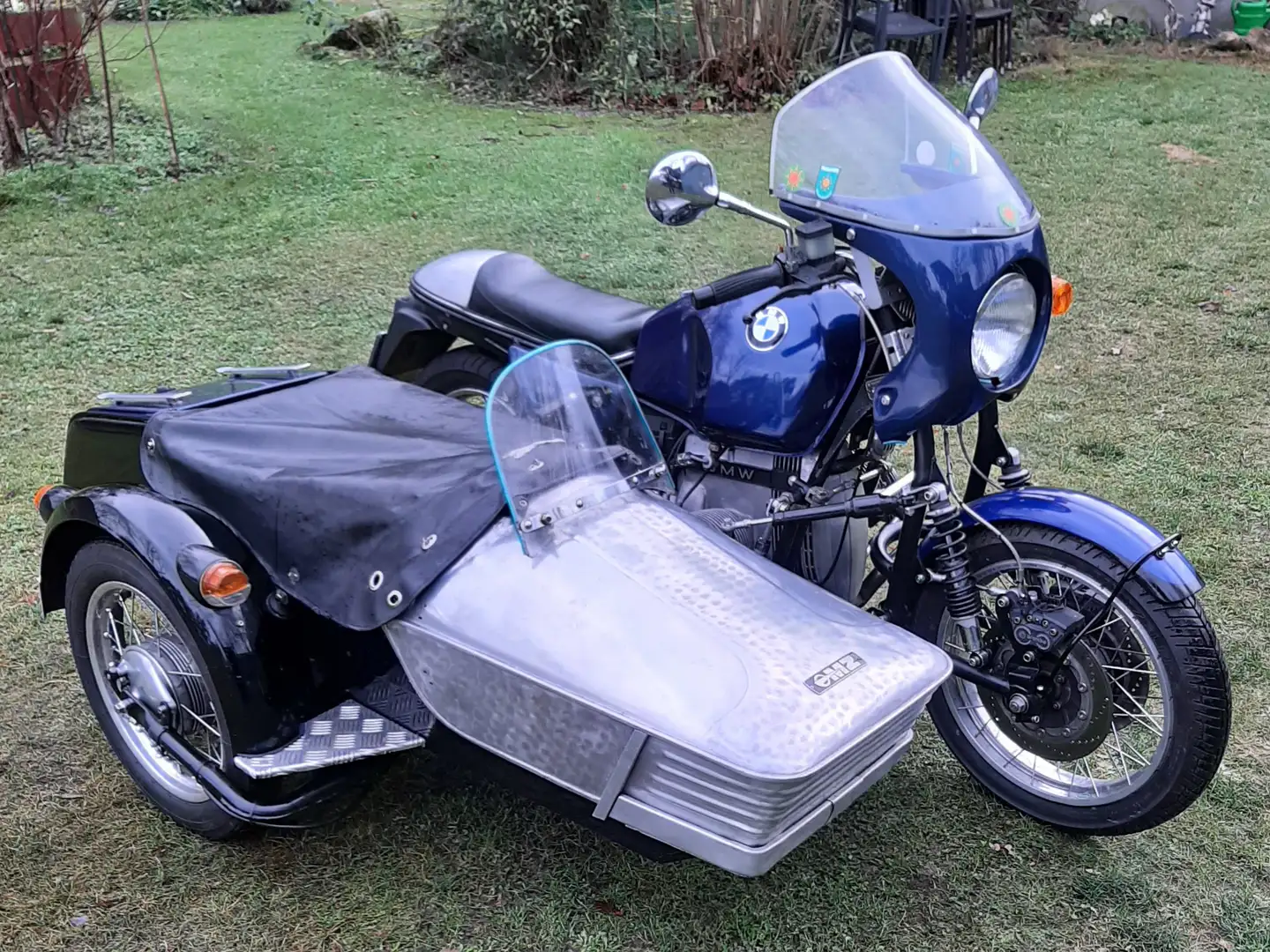 BMW R 80 R R 80 Mystic Gespann mit Superelastik Seitenwagen Blau - 1