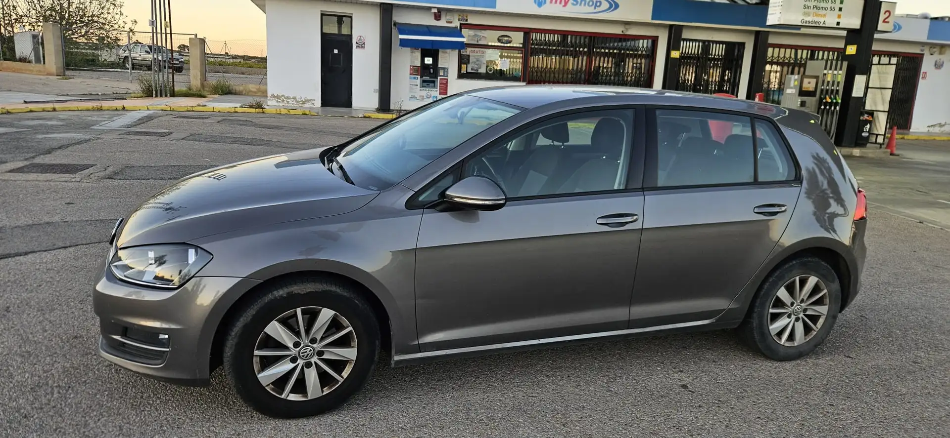 Volkswagen Golf Golf 1.6TDI CR BMT Business 110cv Gris - 2