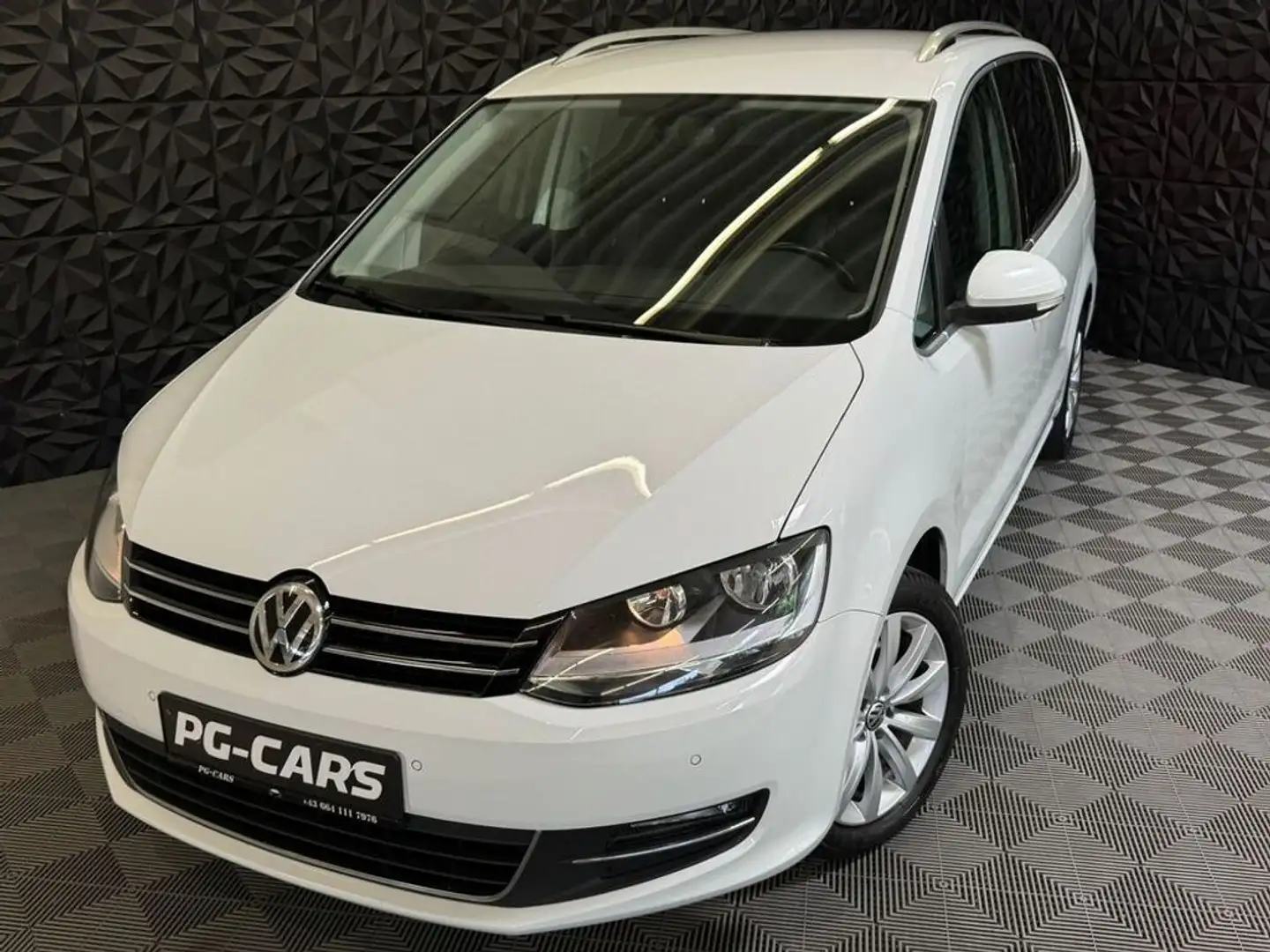 Volkswagen Sharan 2.0 TDI Highline  DSG 7 Sitzer Weiß - 2