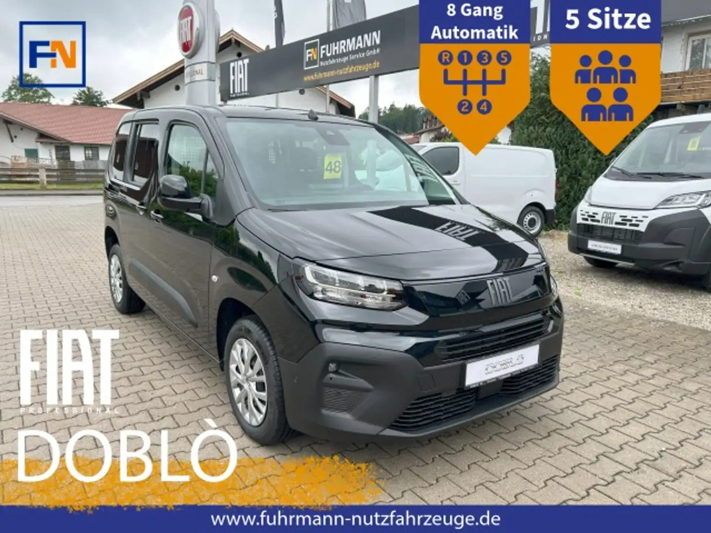 Fiat Doblo KOMBI L1 130 AT8 1.5 Negro - 1