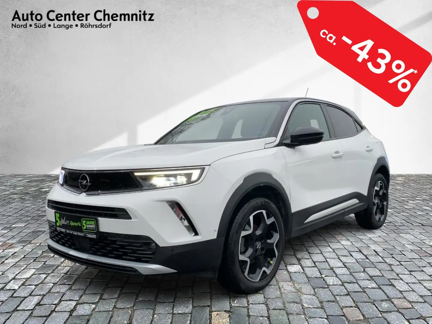 Opel Mokka 1.2 Ultimate Matrix/Leder/Navi/Park&Go Weiß - 2