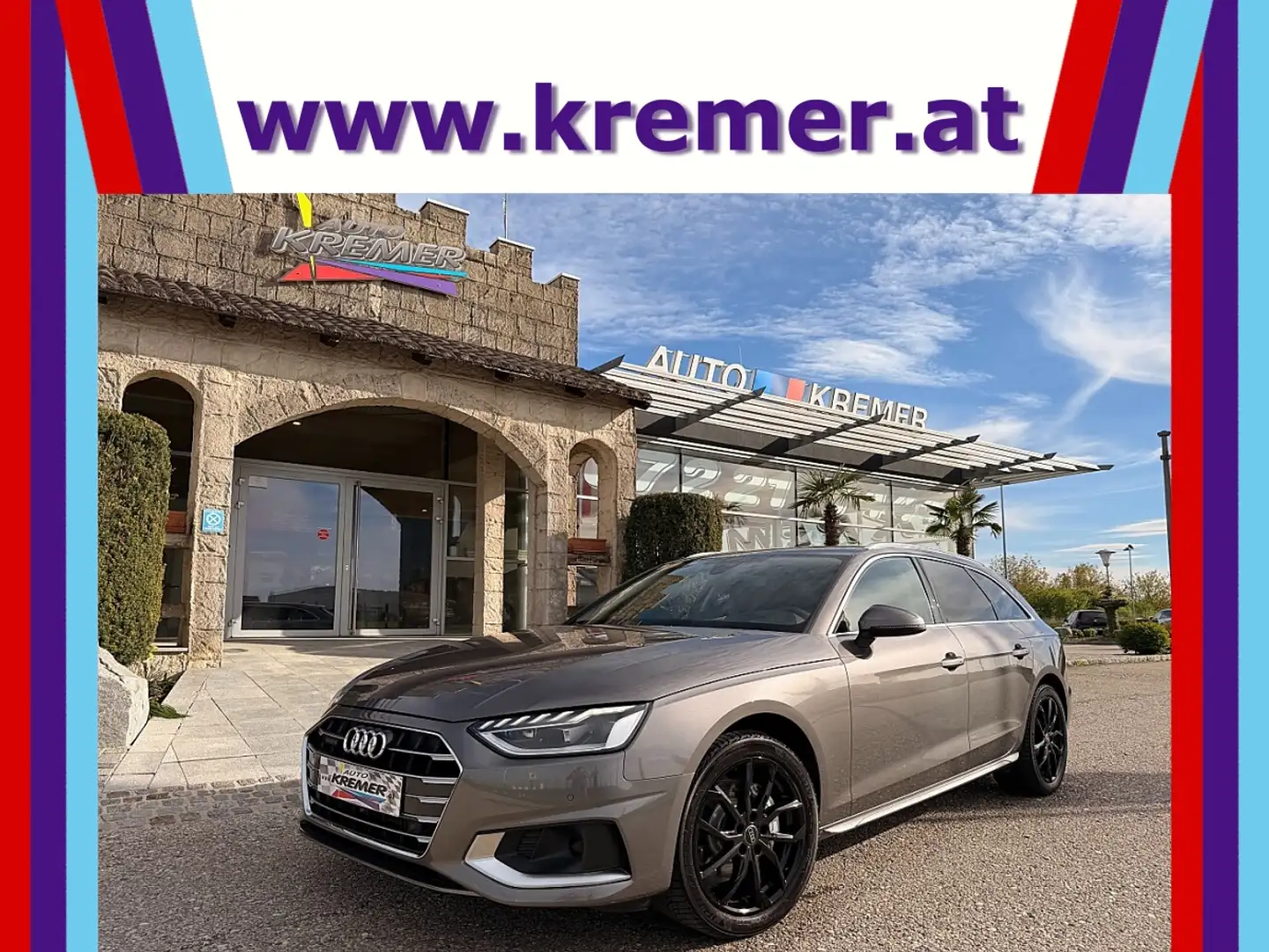 Audi A4 Avant 40 TDI Quattro S-tronic/LEDER/VIRTUAL-C./... Grau - 1