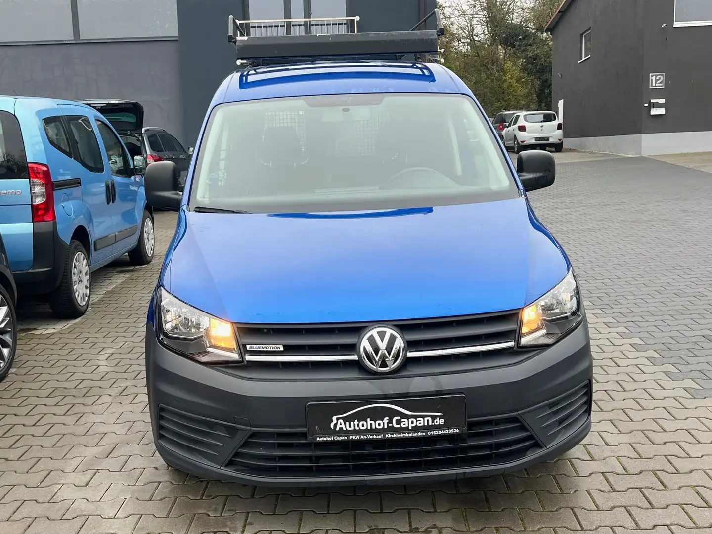 Volkswagen Caddy Caddy Nfz Kasten BMT/CNG Gas/Klima/PDC/TÜV11.25 Blau - 2