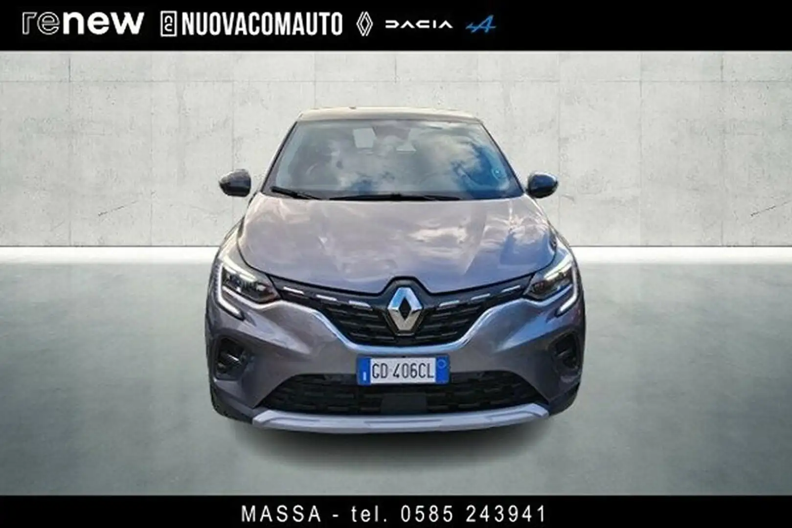 Renault Captur 1.6 plug-in hybrid Intens E-Tech 160cv auto Grigio - 2