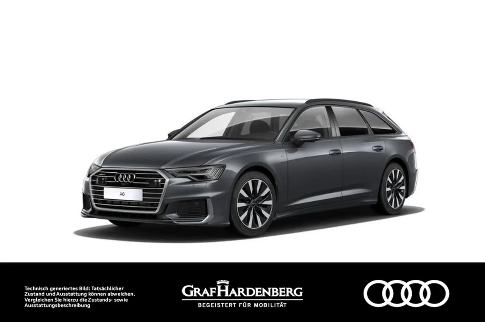 Audi A6 Avant 40 TDI quattro S line LED Navi B&O HuD Gris - 1