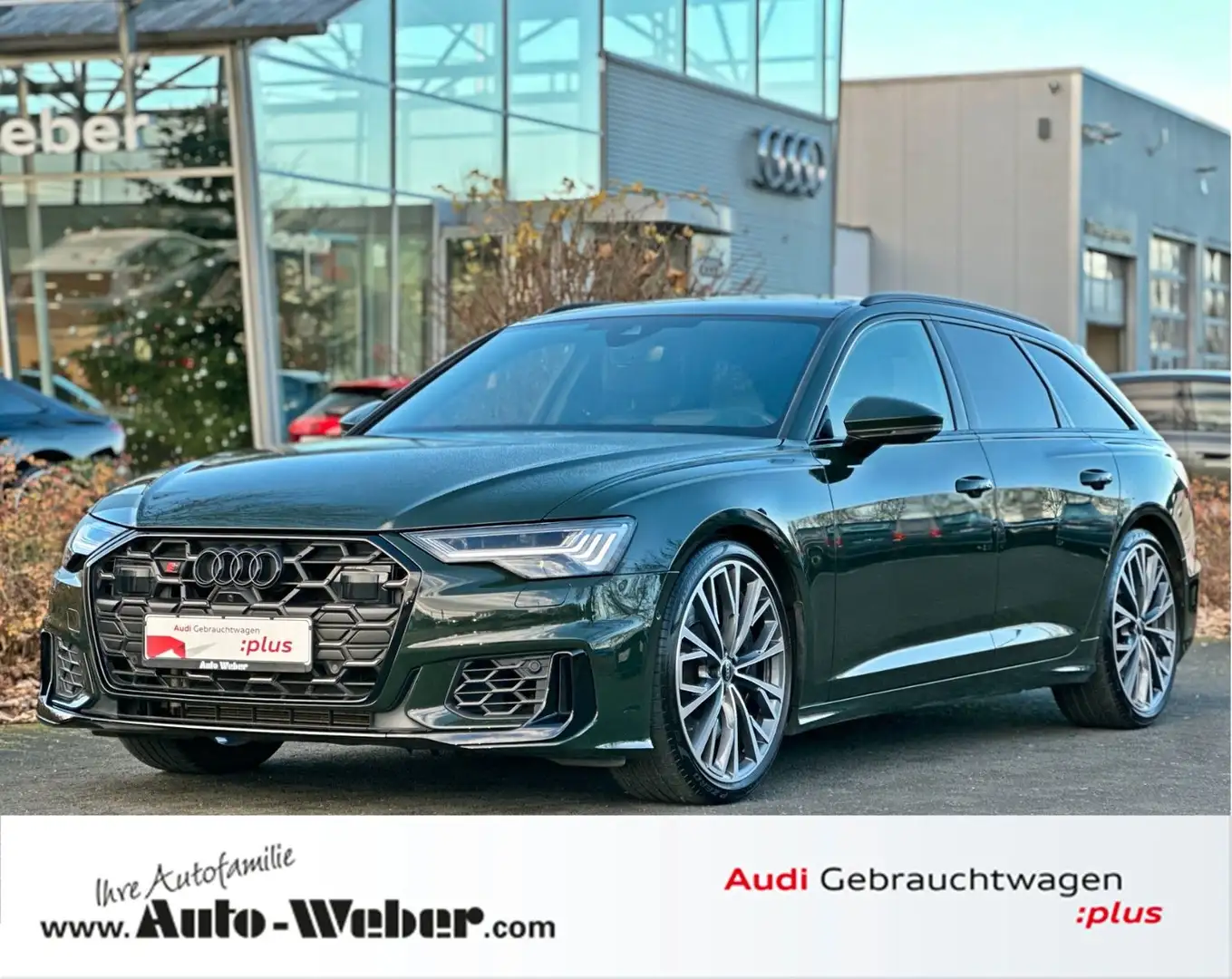 Audi S6 Avant TDI qu BLACK B&O PANO HuD HDMATRIX AHK Grün - 1