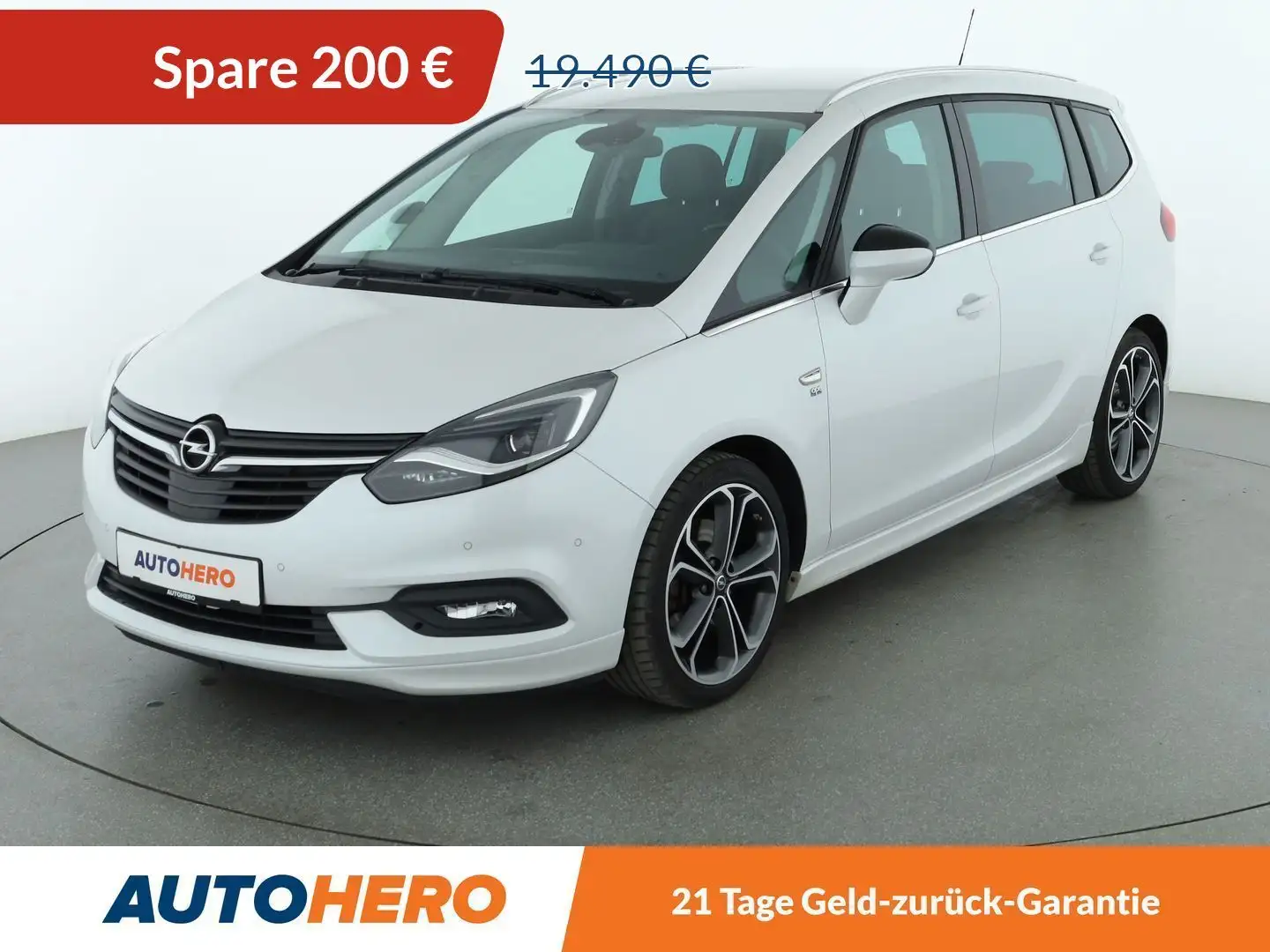 Opel Zafira Tourer 1.6 SIDI Turbo Innovation*7-SITZER*NAVI*ACC*PDC* Білий - 1