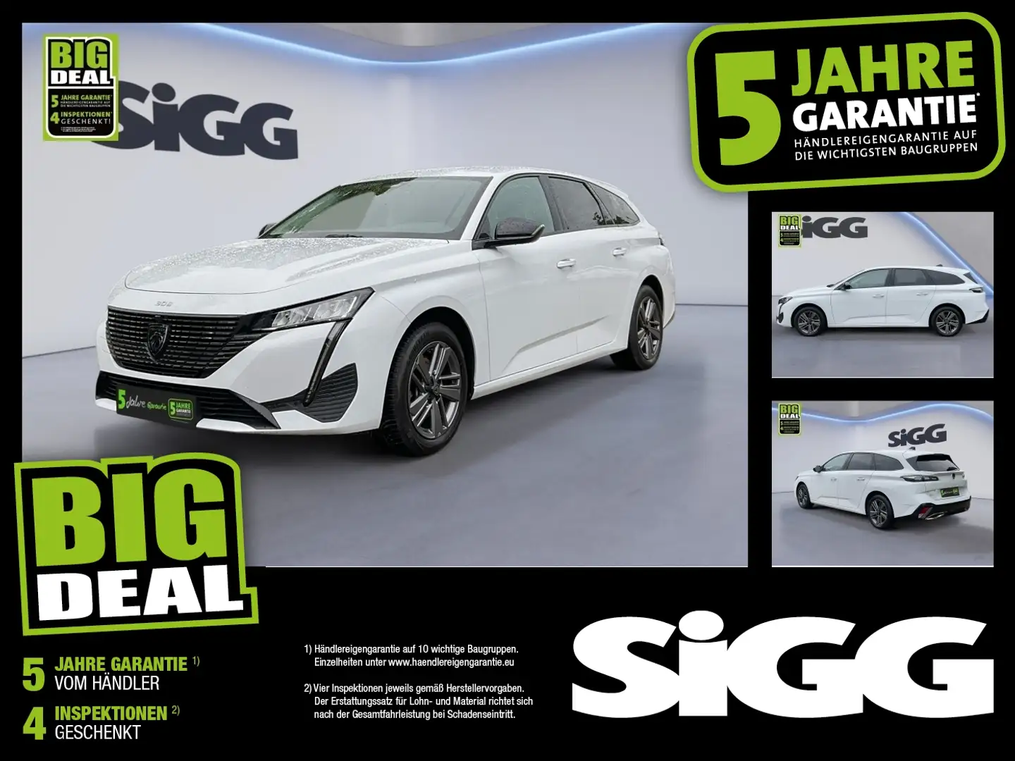 Peugeot 308 SW Allure Automatik 360°Kamera LED NAV Blanc - 1