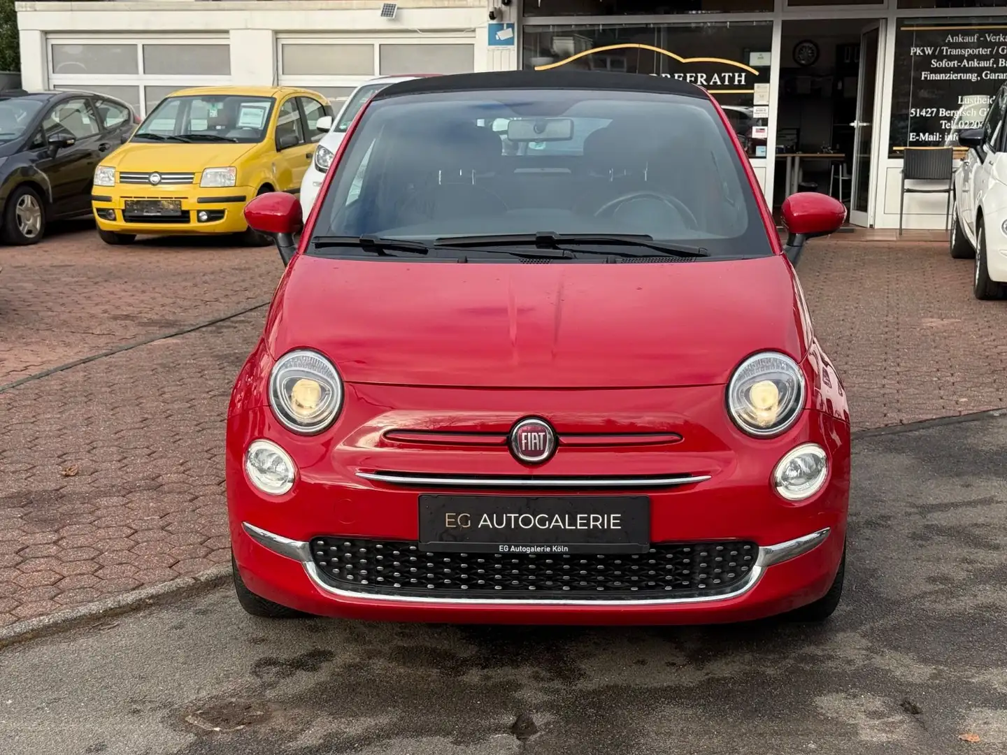 Fiat 500 Red *1.Hand*Mwst*Allwetter*TÜV*DAB+ Rouge - 2