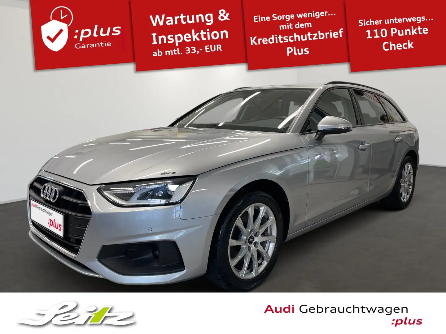 Audi A4 Avant 35 TFSI *LED*KAMERA*NAVI*SITZH* Silber - 1