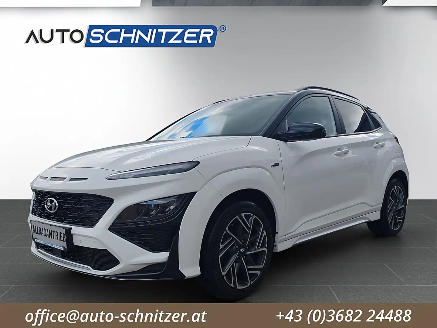 Hyundai KONA Kona 1,6 CRDi 48V 4WD N-Line DCT Aut. Weiß - 1