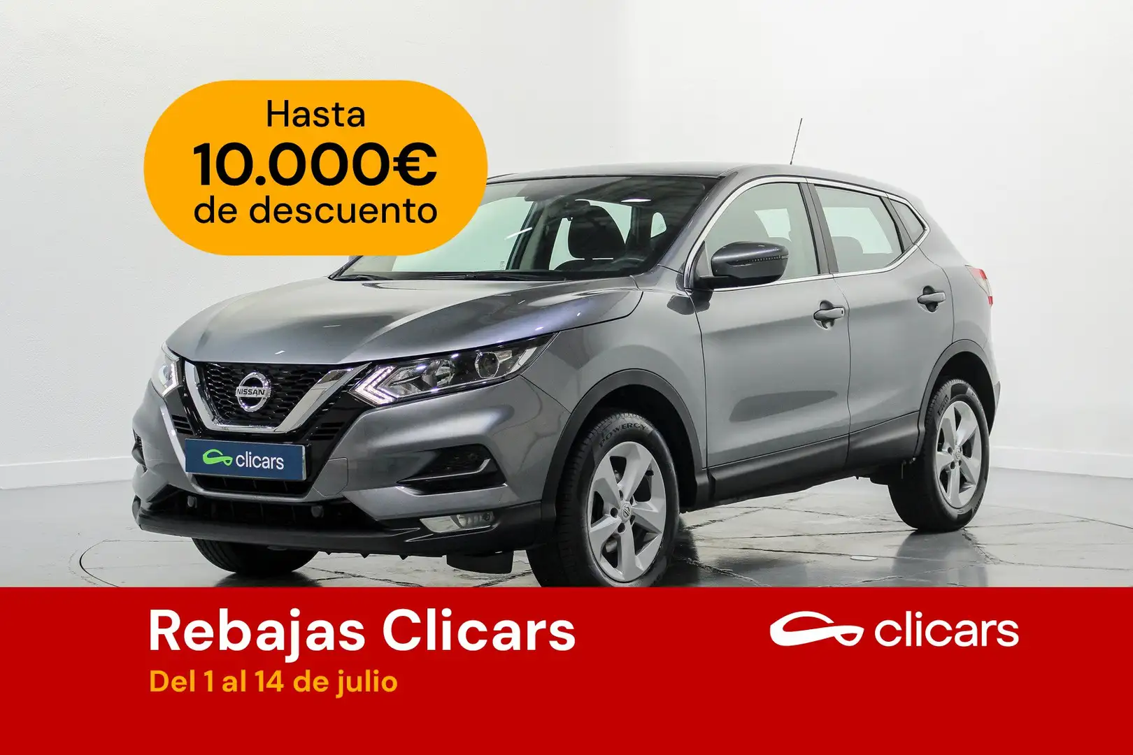 Nissan Qashqai 1.5dCi Acenta 4x2 85kW Gris - 1