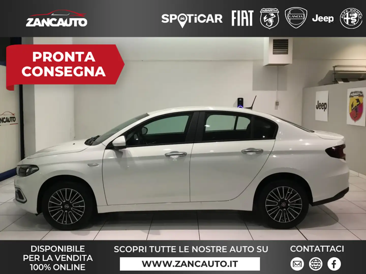 Fiat Tipo 1.6 Mjt S&S 4 porte City PROMO LUGLIO Bianco - 1