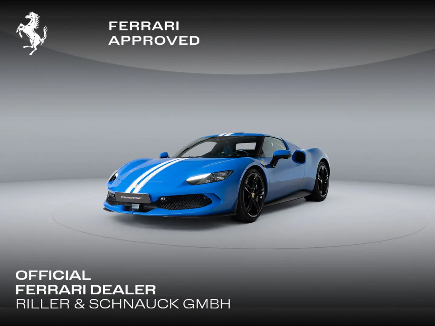 Ferrari 296 GTB >BLU FERRARI FP1xAZZURRO SANTORINI< Bleu - 1