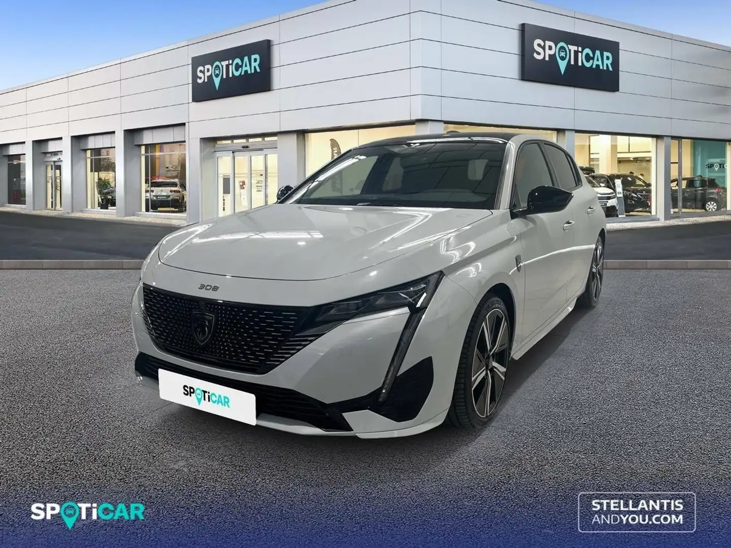 Peugeot 308 5P  Hybrid 136 e-DCS6 GT Blanco - 1