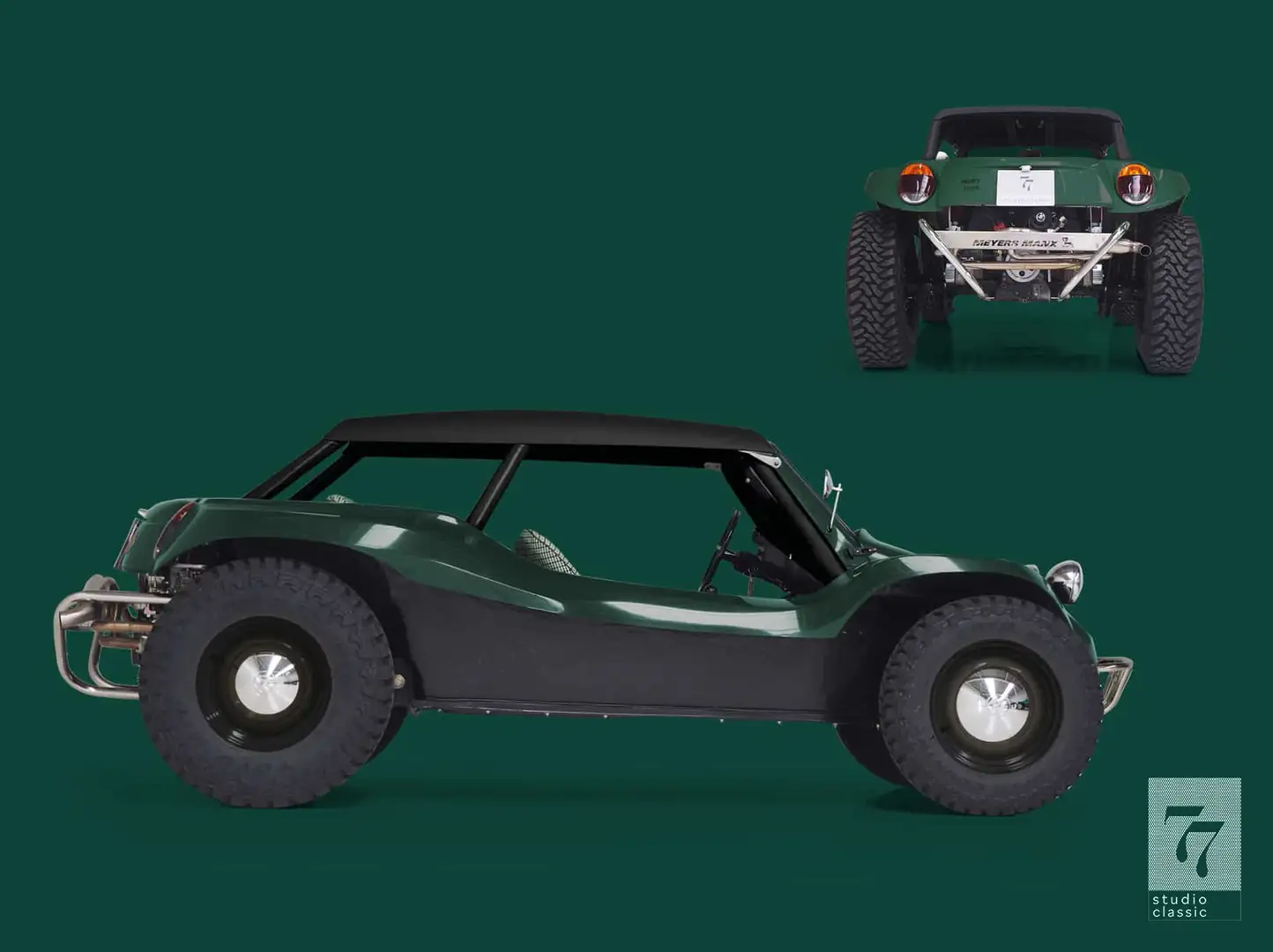 Volkswagen Buggy Manxter 2+2 Mossgrün Zelená - 1