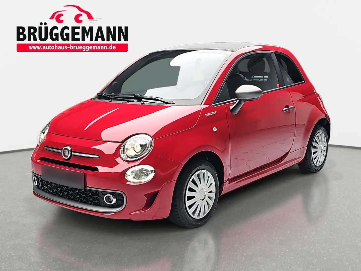 Fiat 500C 500C 1.0 GSE HYBRID SPORT KLIMAAUTO AUDIO 7 MIRROR Rouge - 1