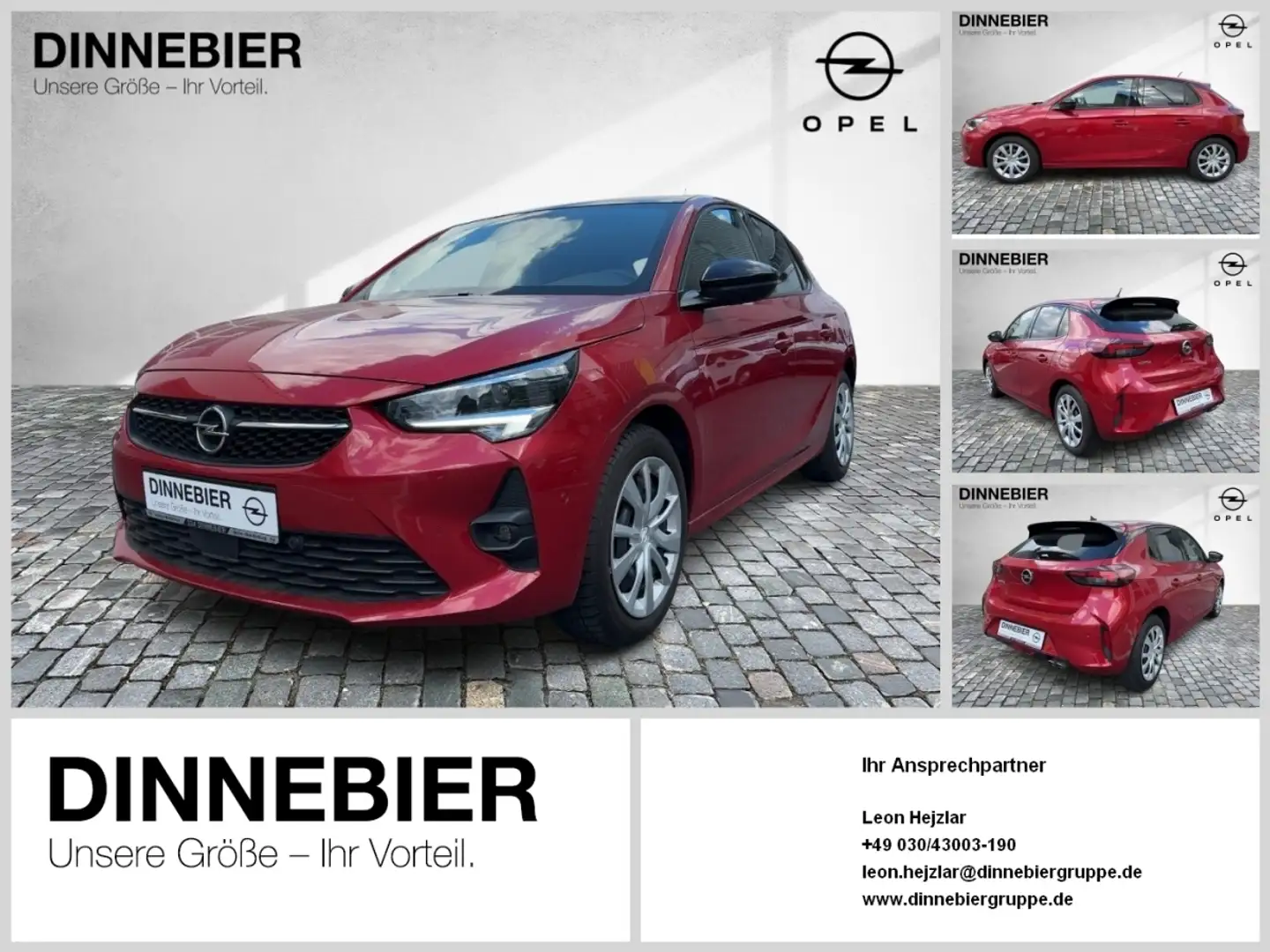 Opel Corsa GS- Line 1.2. Sonnendach+Navi+Park&Go ParkAss. FLA Rot - 1