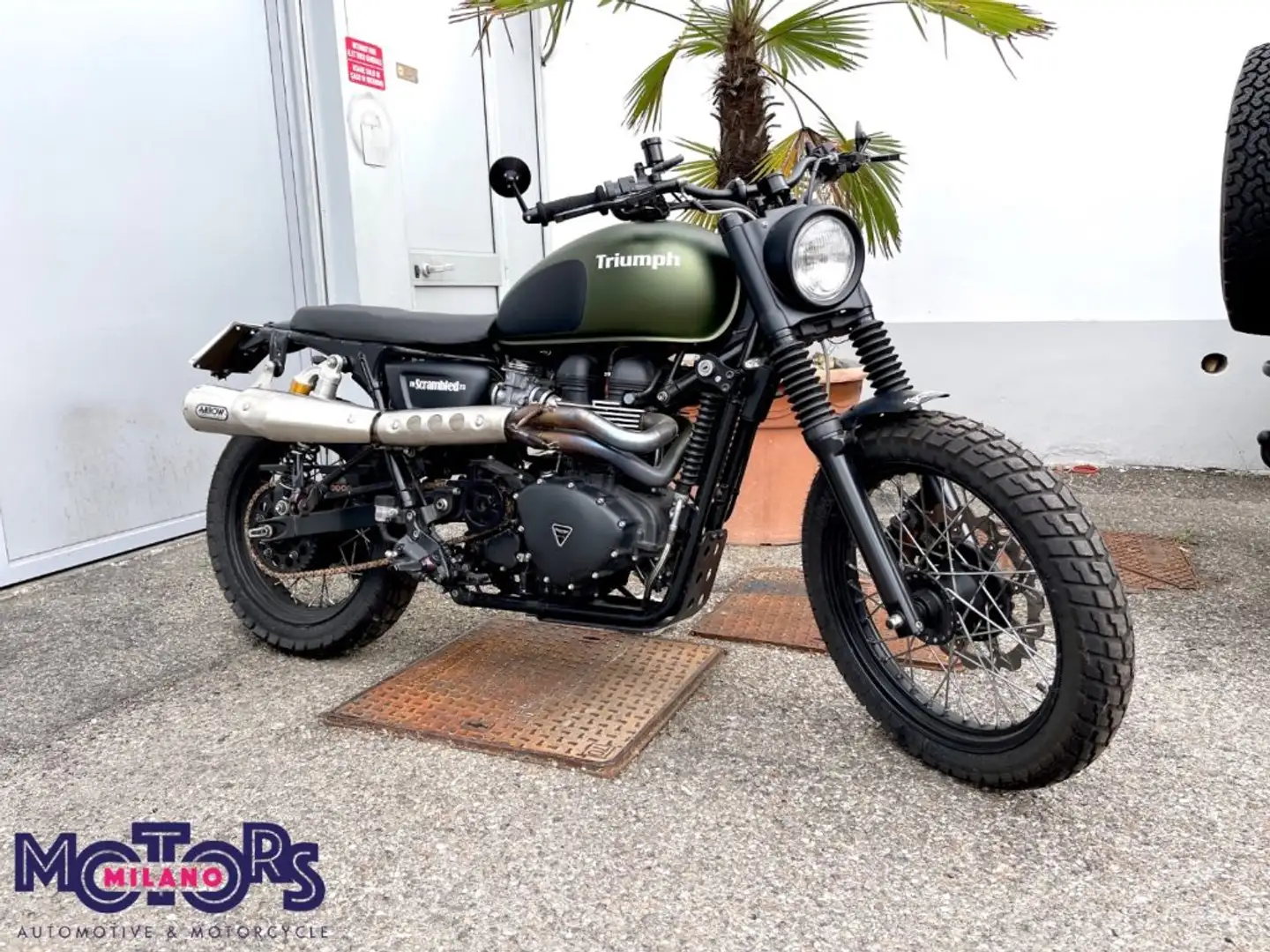 Triumph Scrambler Rumbler *8.591 Km*Special Edition* Groen - 1