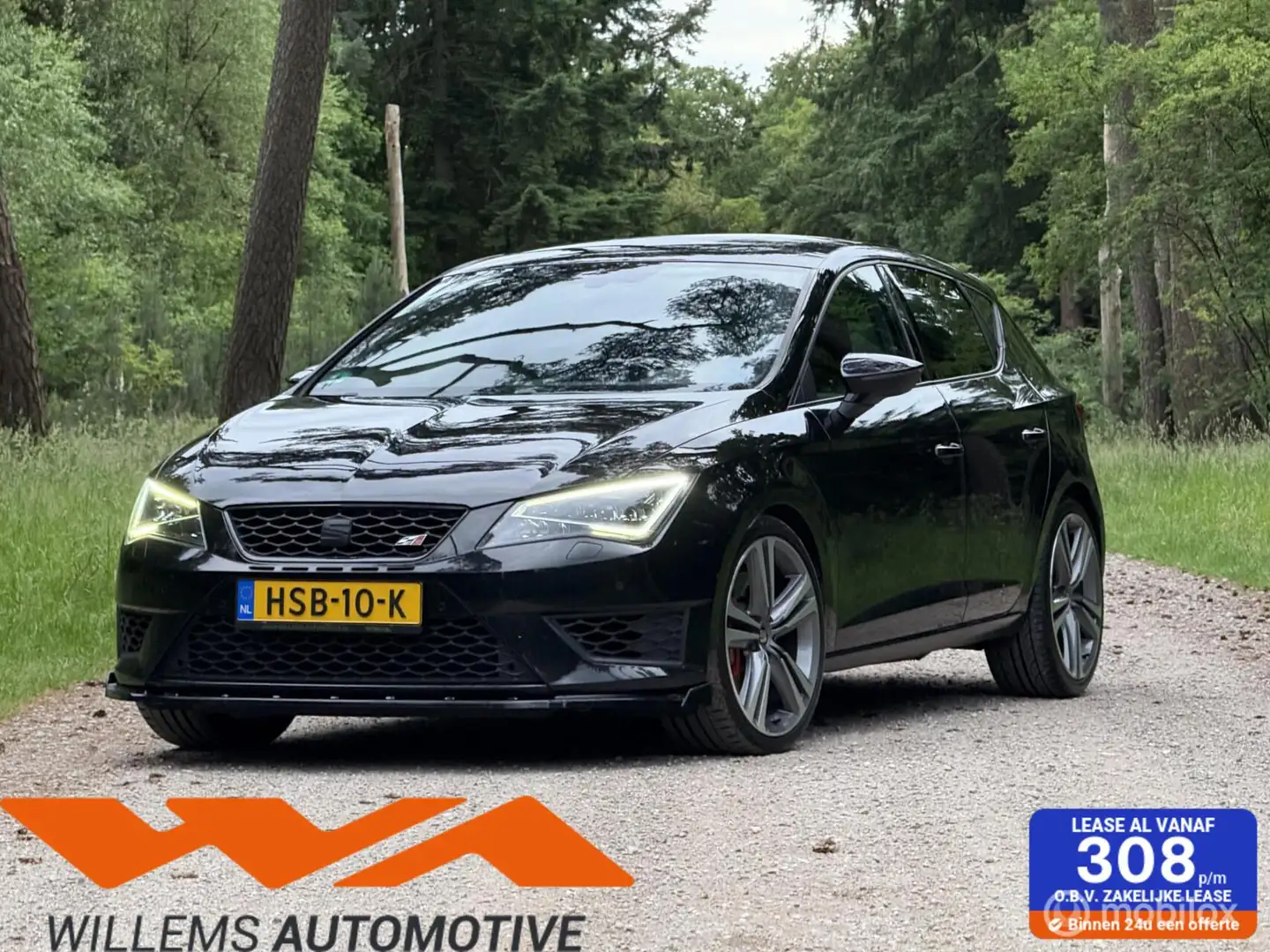 SEAT Leon 2.0 TSI Cupra 280 DSG / Seat Sound / DCC Zwart - 1