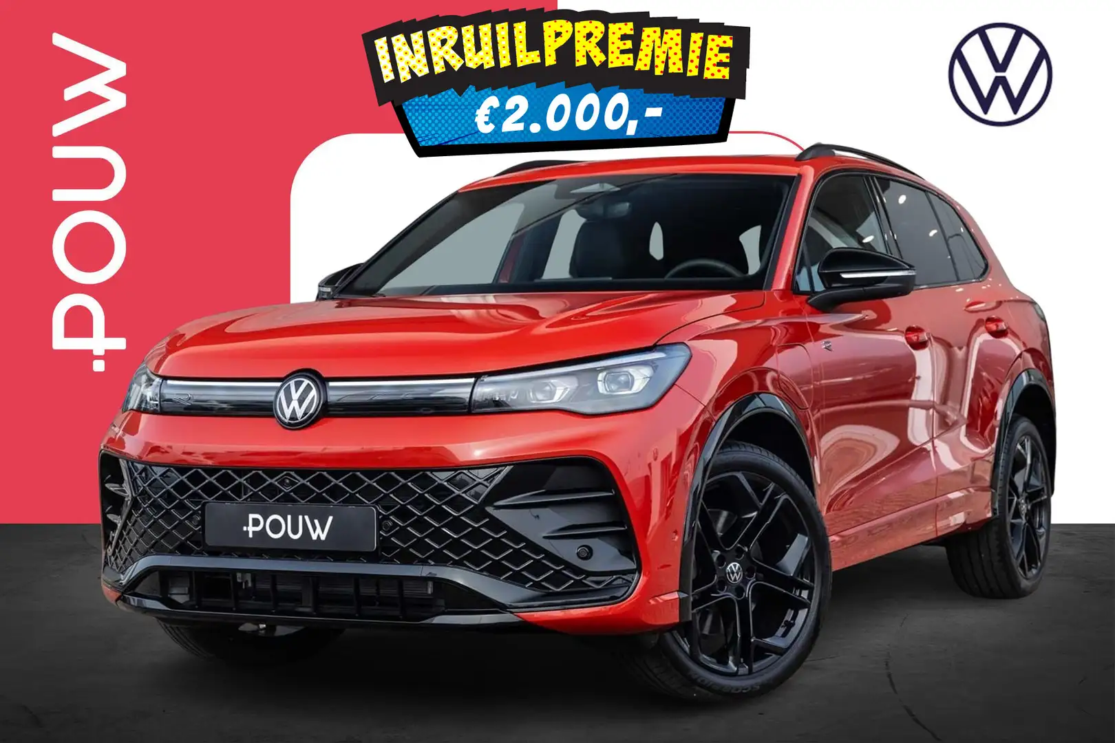 Volkswagen Tiguan 1.5 eHybrid 204pk R-Line Edition | Trekhaak Pakket Червоний - 1