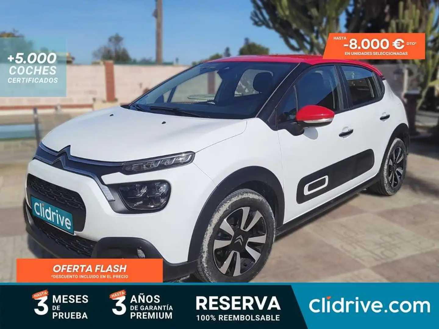 Citroen C3 PURETECH FEEL PACK Blanco - 1