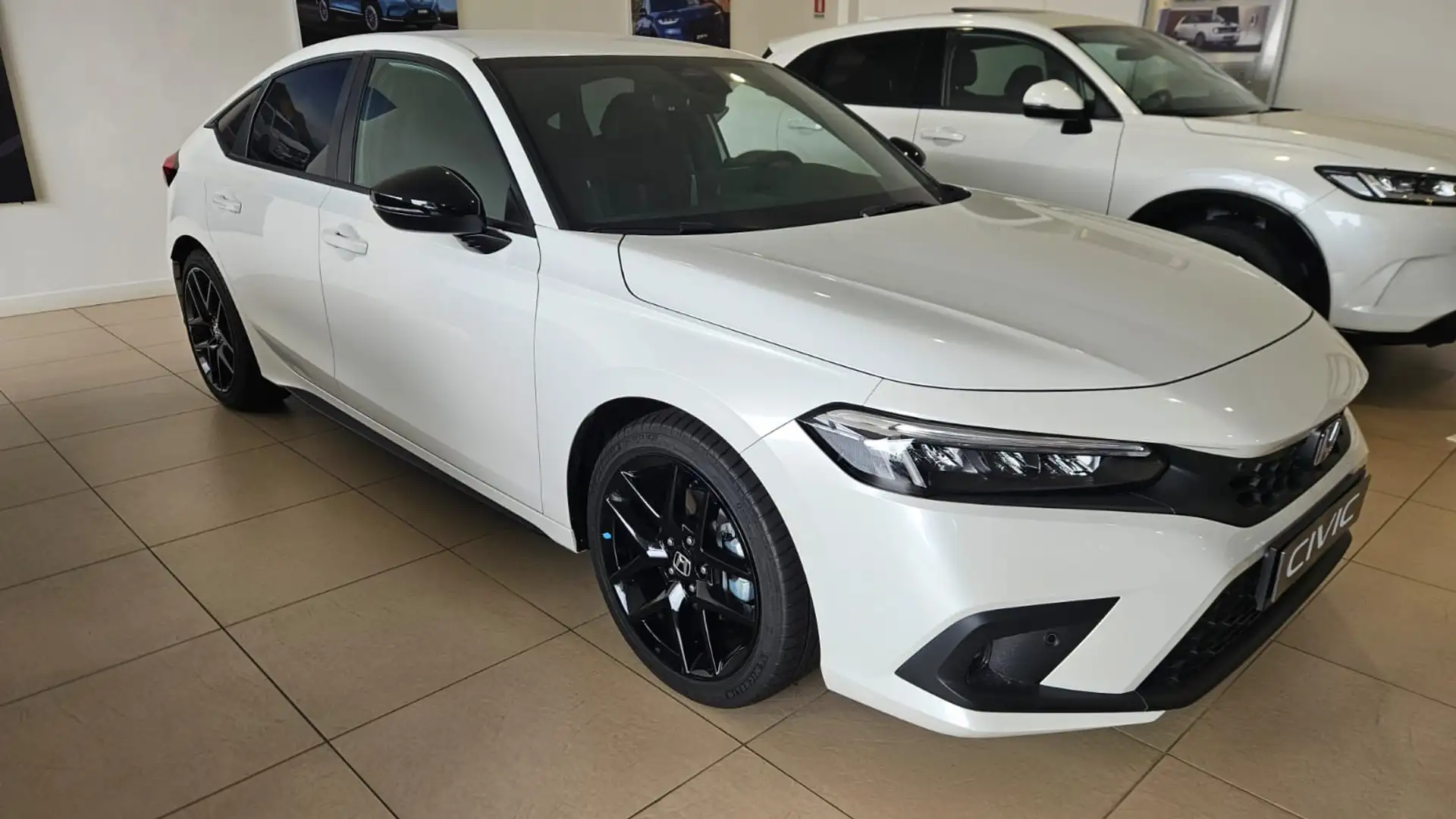 Honda Civic 2.0 hev Sport ecvt Blanc - 1