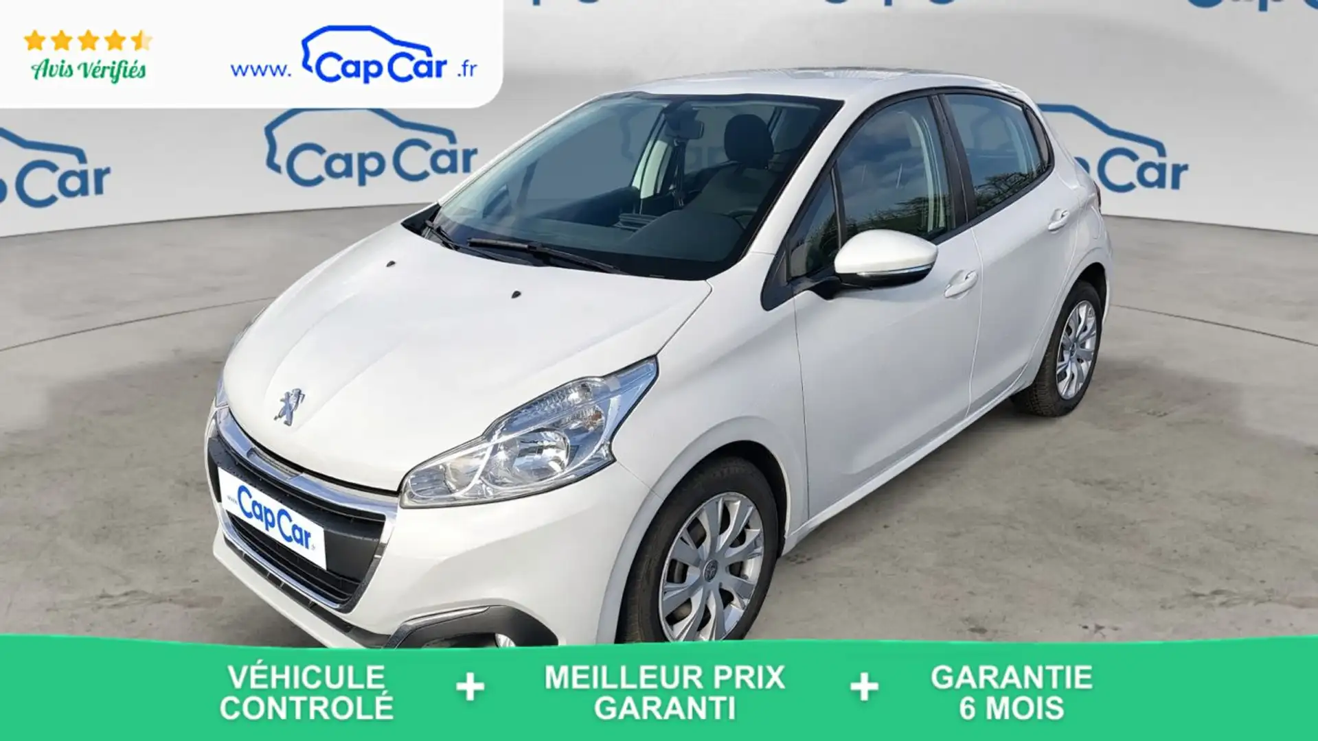 Peugeot 208 1.6 BlueHDi 100 Business Blanc - 1