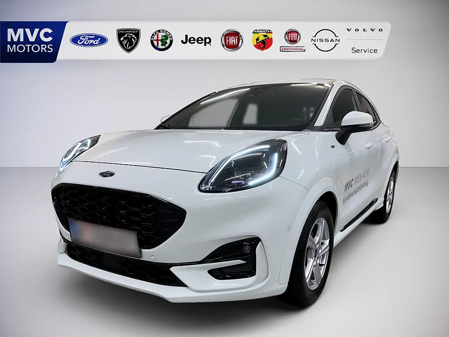 Ford Puma 1,0 EcoBoost Hybrid ST-Line Weiß - 1