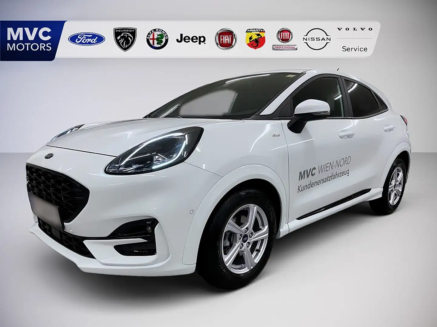 Ford Puma 1,0 EcoBoost Hybrid ST-Line Weiß - 2