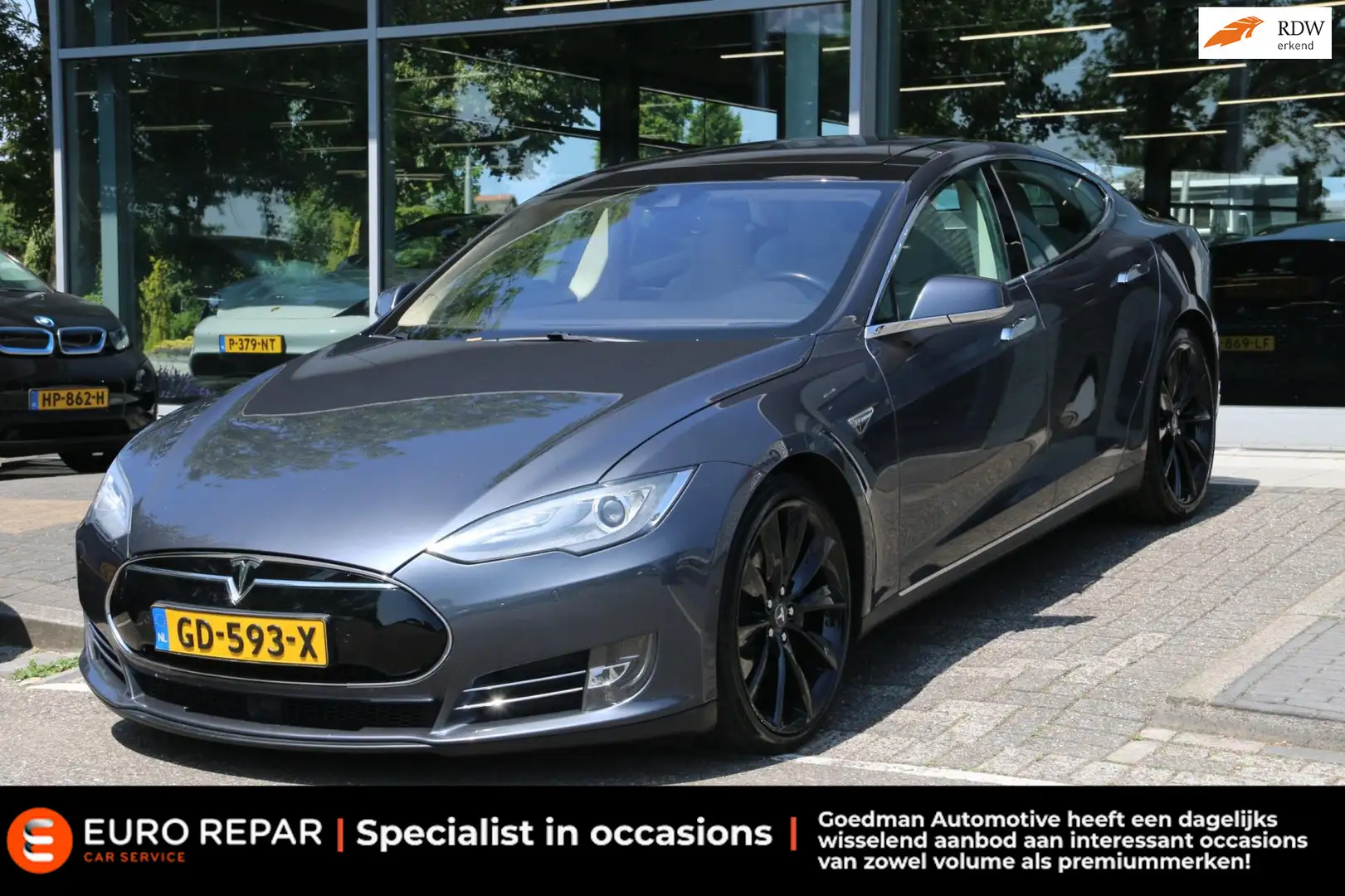 Tesla Model S 85 Base FREE SUPERCHARGE Grigio - 1