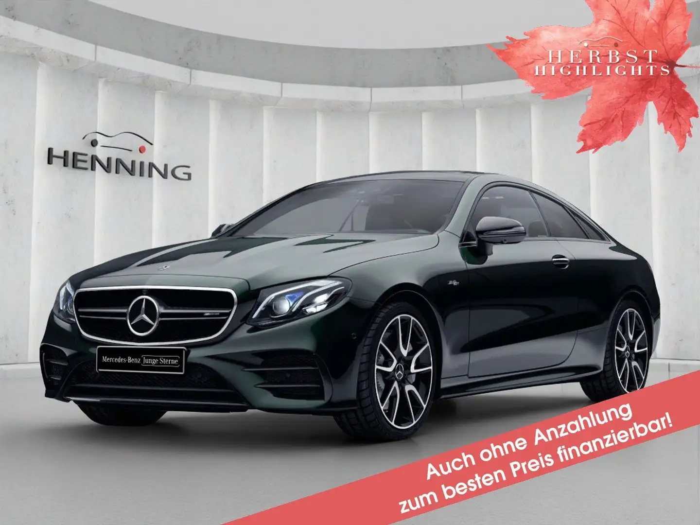Mercedes-Benz E 53 AMG Mercedes-AMG E 53 4M Coupé Designo Pano Massage Grün - 1