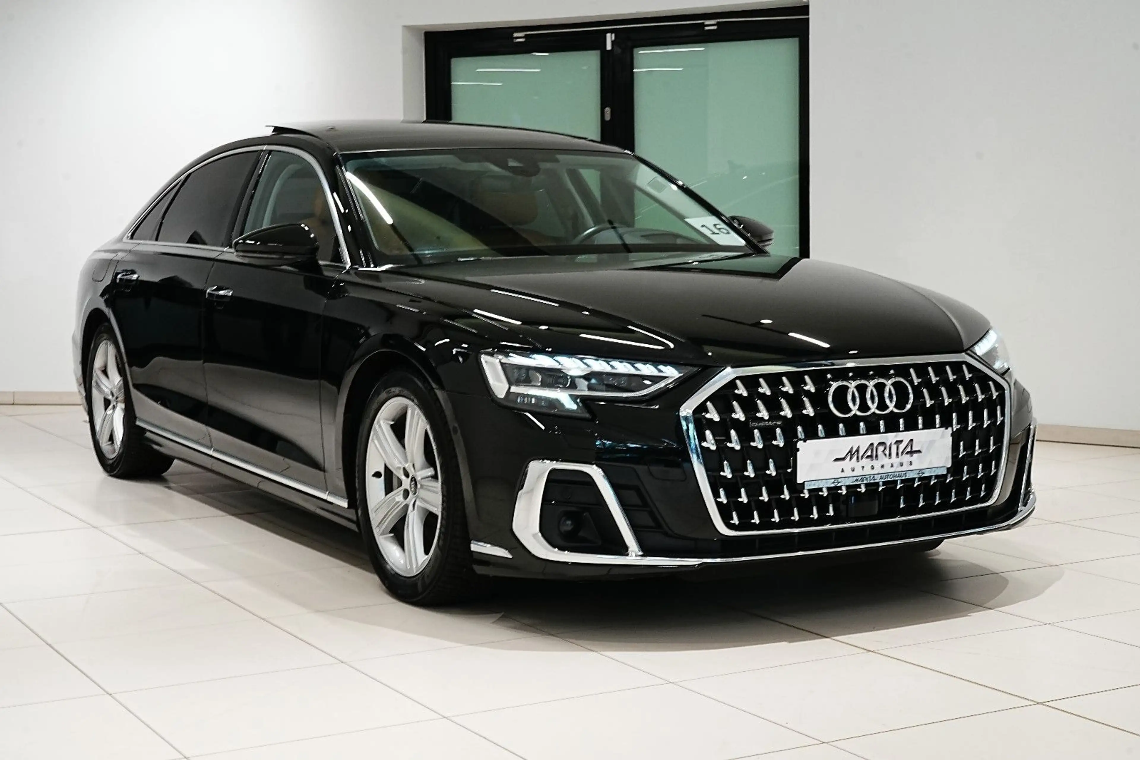 Audi A8 50"LANG"|HUD|LUFT|MASSAG|MEMO|3D|TV|B&O|PANO|