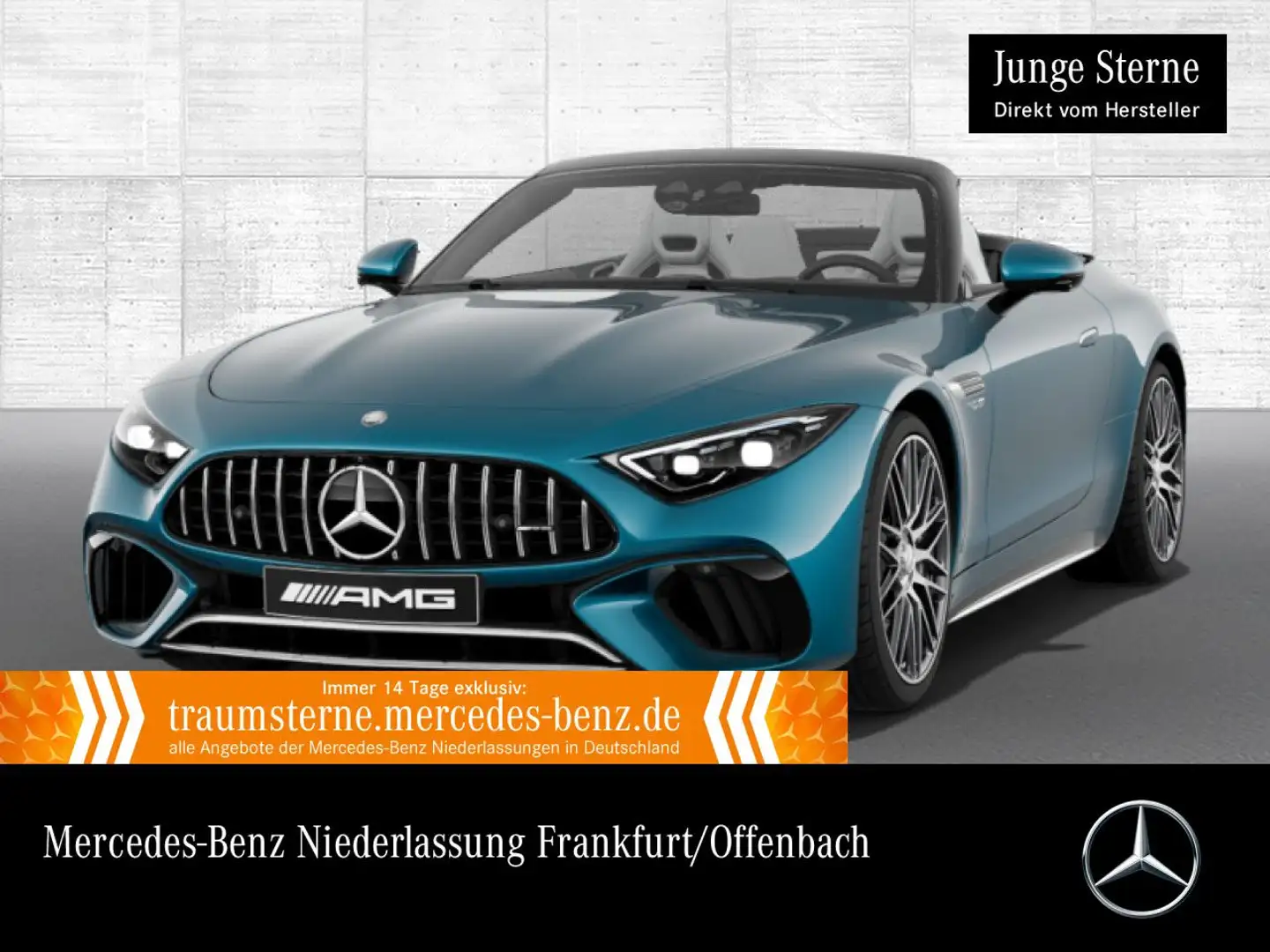Mercedes-Benz SL 63 AMG S Cab. Keramik Perf-Sitze Nachtsicht HUD Blau - 1