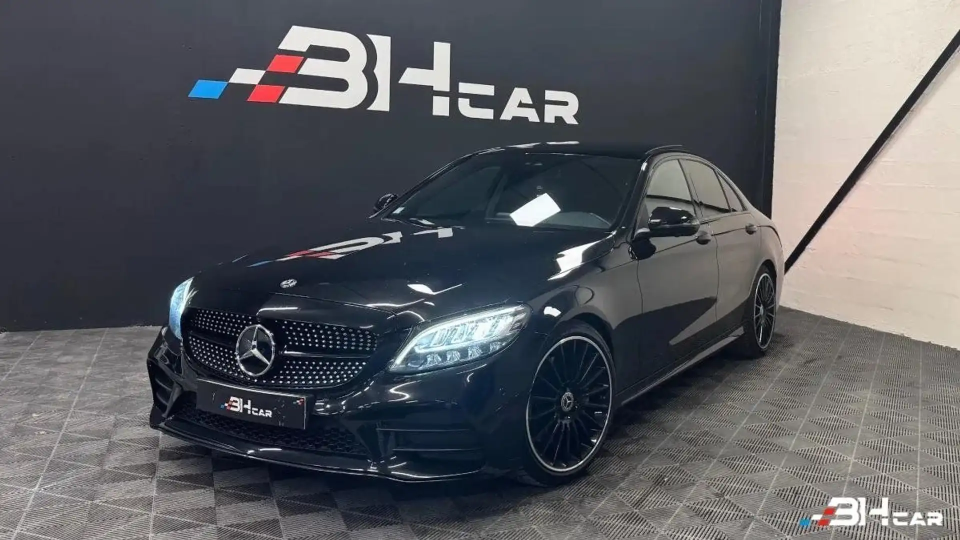 Mercedes-Benz C 300 2.0 300 D 245 AMG LINE 4MATIC 9G-TRONIC BVA Zwart - 1