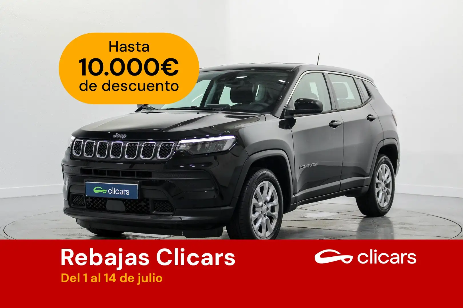 Jeep Compass 1.5 MHEV Altitude FWD DCT Negro - 1