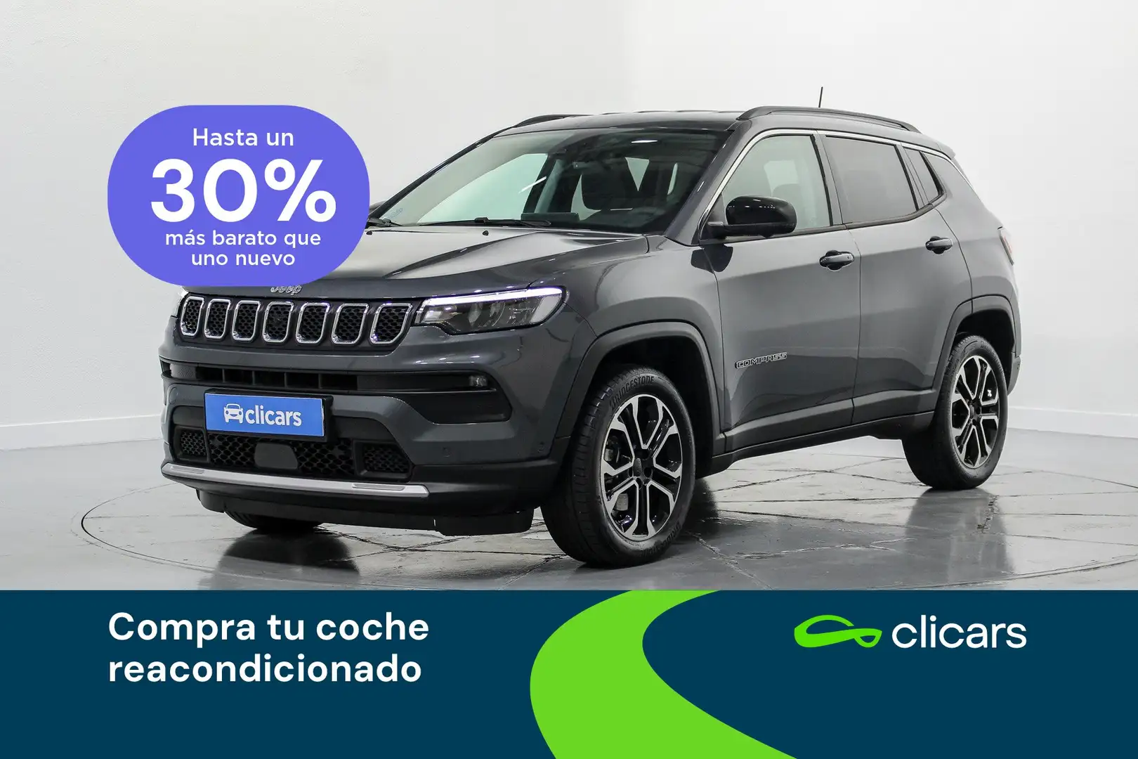 Jeep Compass 1.5 MHEV Limited FWD DCT Gris - 1