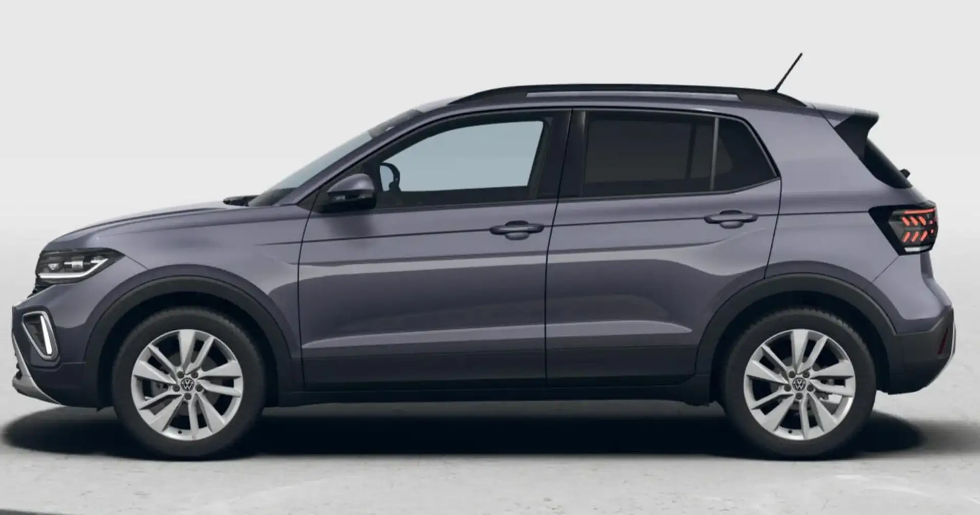 Volkswagen T-Cross DSG Matrix 2ZKlima PrivG Kam 17Z R2D SHZ 110 kW... Grau - 2
