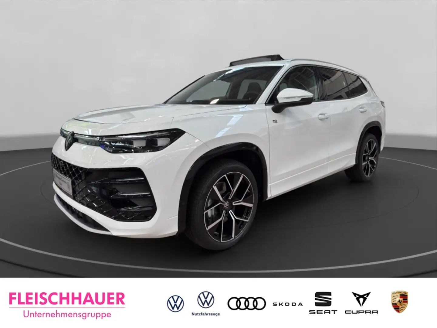 Volkswagen Tayron R-Line 2.0 l TDI 4MOTION  PANO AHK HUD AREA-VIEW Weiß - 1