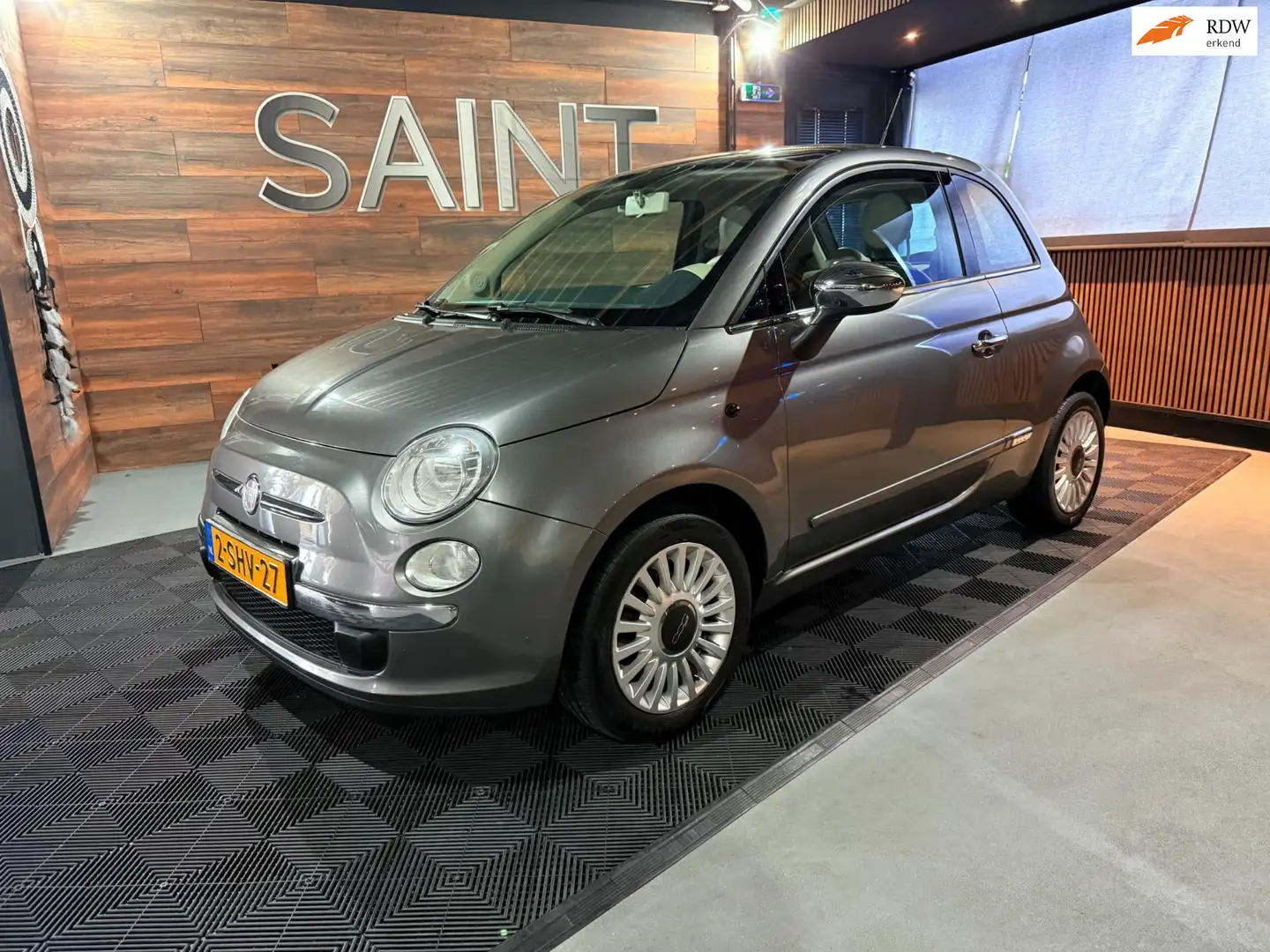Fiat 500 1.2 Naked Gris - 1