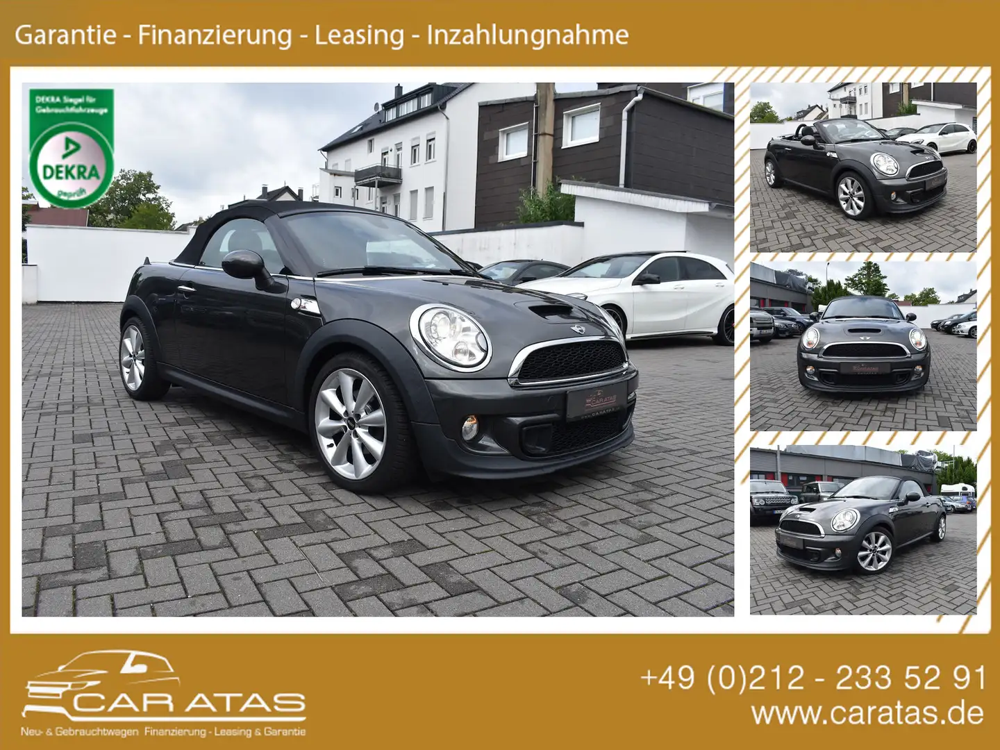MINI Cooper SD Roadster AUTOMATIK NAVIGATION KLIMAAUT Zilver - 1