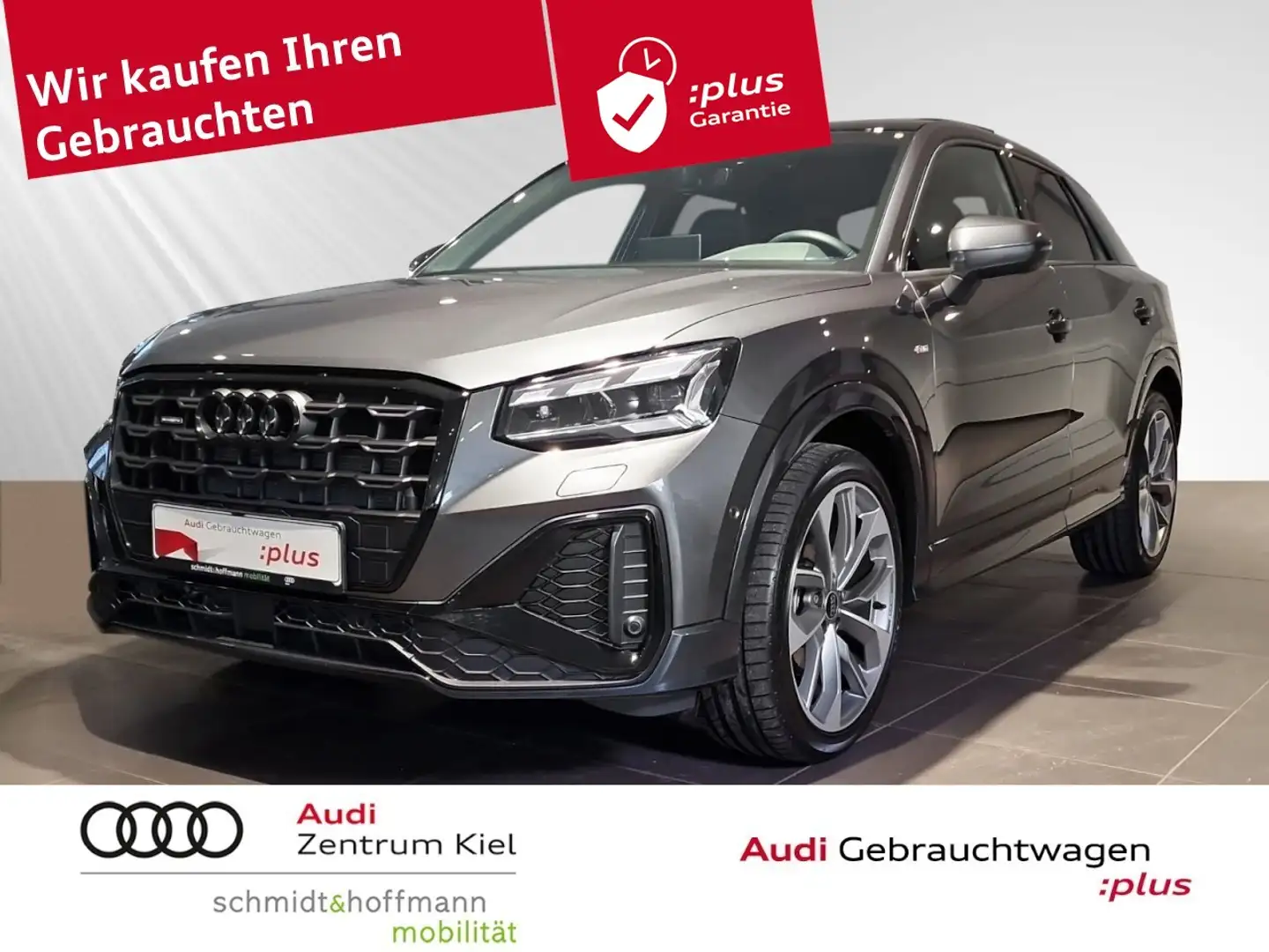 Audi Q2 40 TFSI quattro S-line S-tronic Panorama Klima Grau - 1