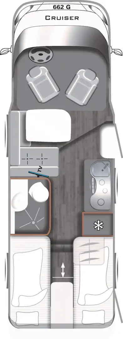 LMC Cruiser T 662 Radio DAB Navi Markise Winterpaket Grigio - 2