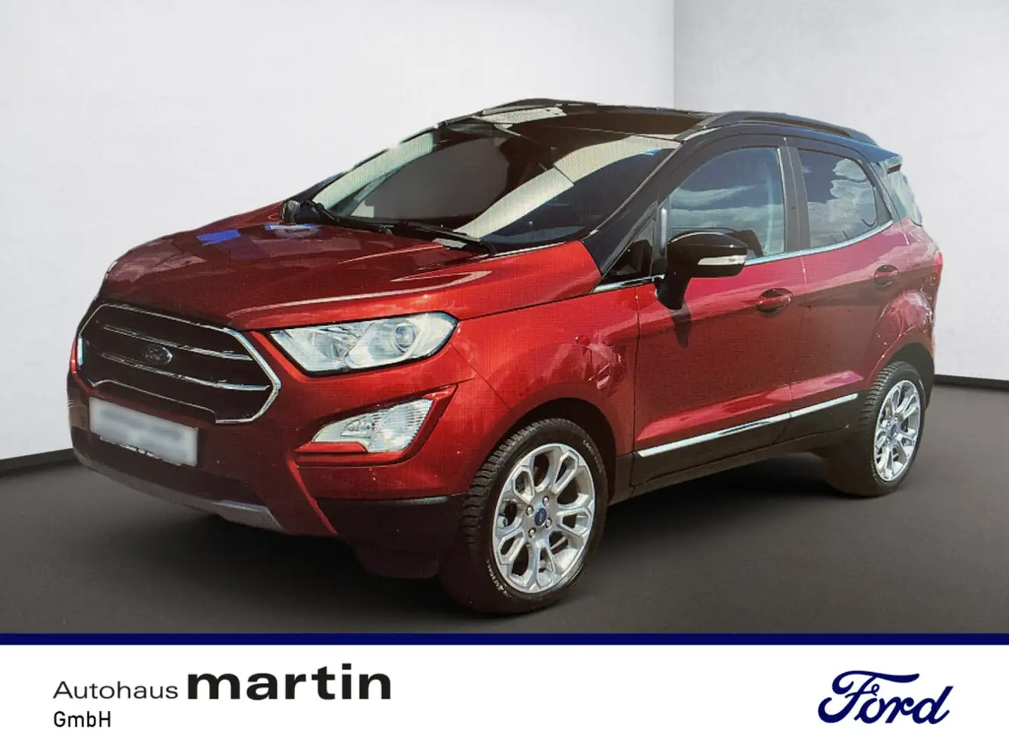 Ford EcoSport 1.0 Titanium LESEN XENON AHK NaviApp Rot - 1