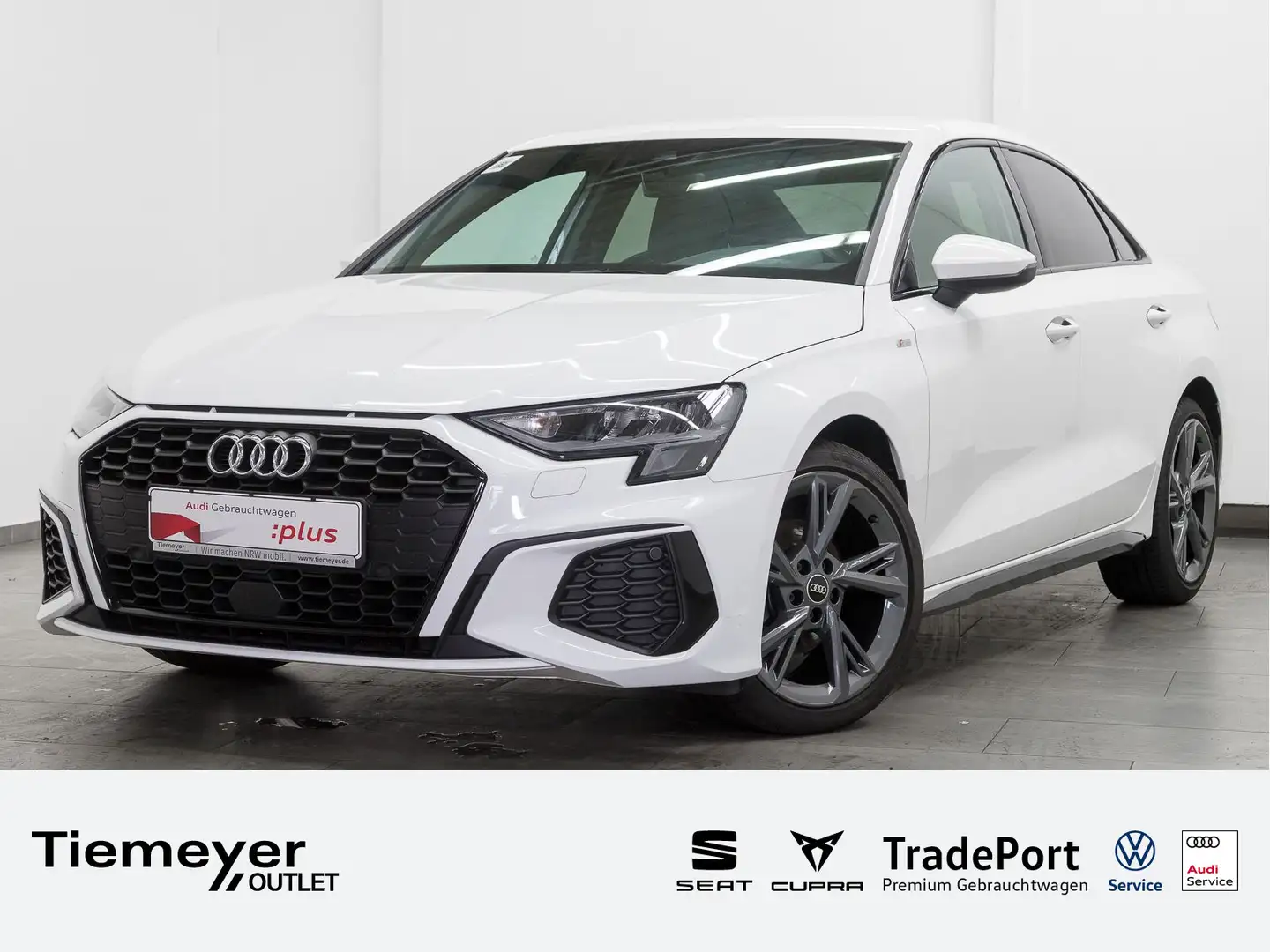 Audi A3 Limo 30 TDI S LINE NAVI+ GRA SITZHZG KLIMA Blanc - 1
