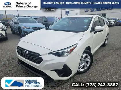 White 2025 Subaru Impreza Wagon Automatic