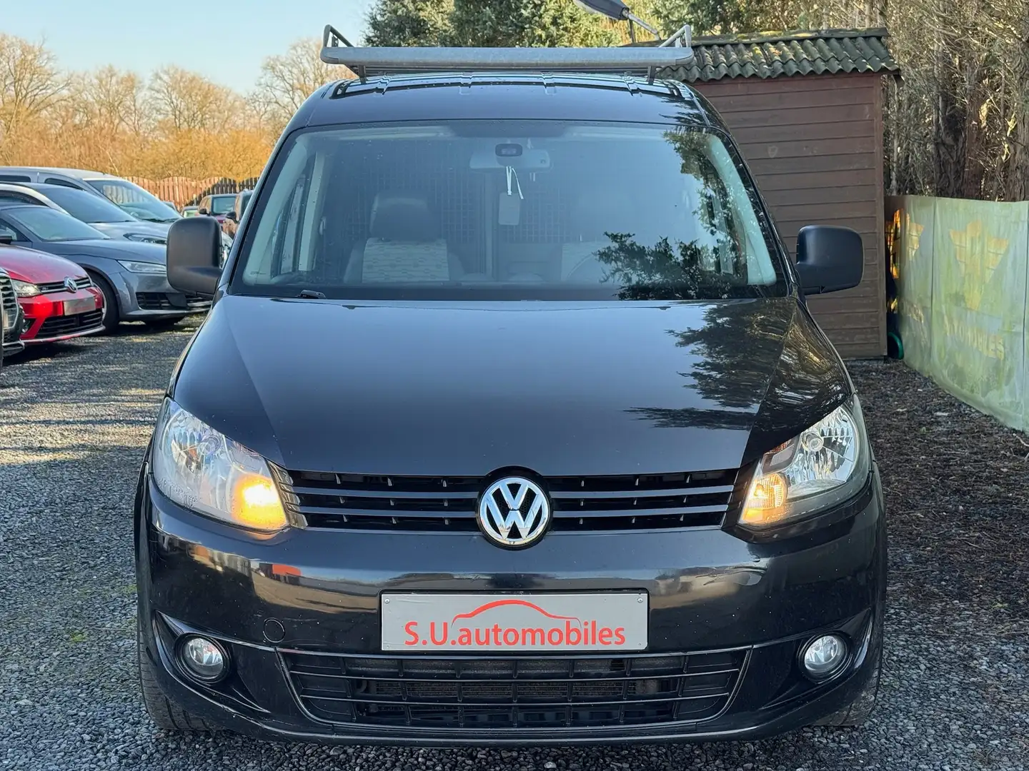 Volkswagen Caddy 1.6 TDi TVA Galerie de Toit/ Jantes/ Clim/ Cruise Noir - 2
